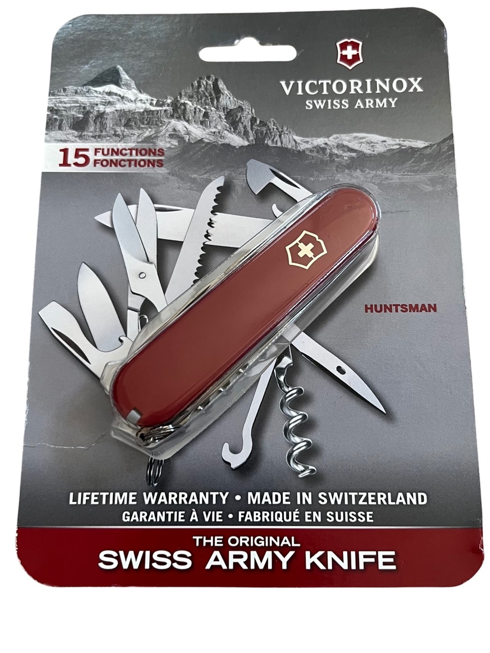 Victorinox Huntsman Multi-Tool Pocket Knife - Red Handle